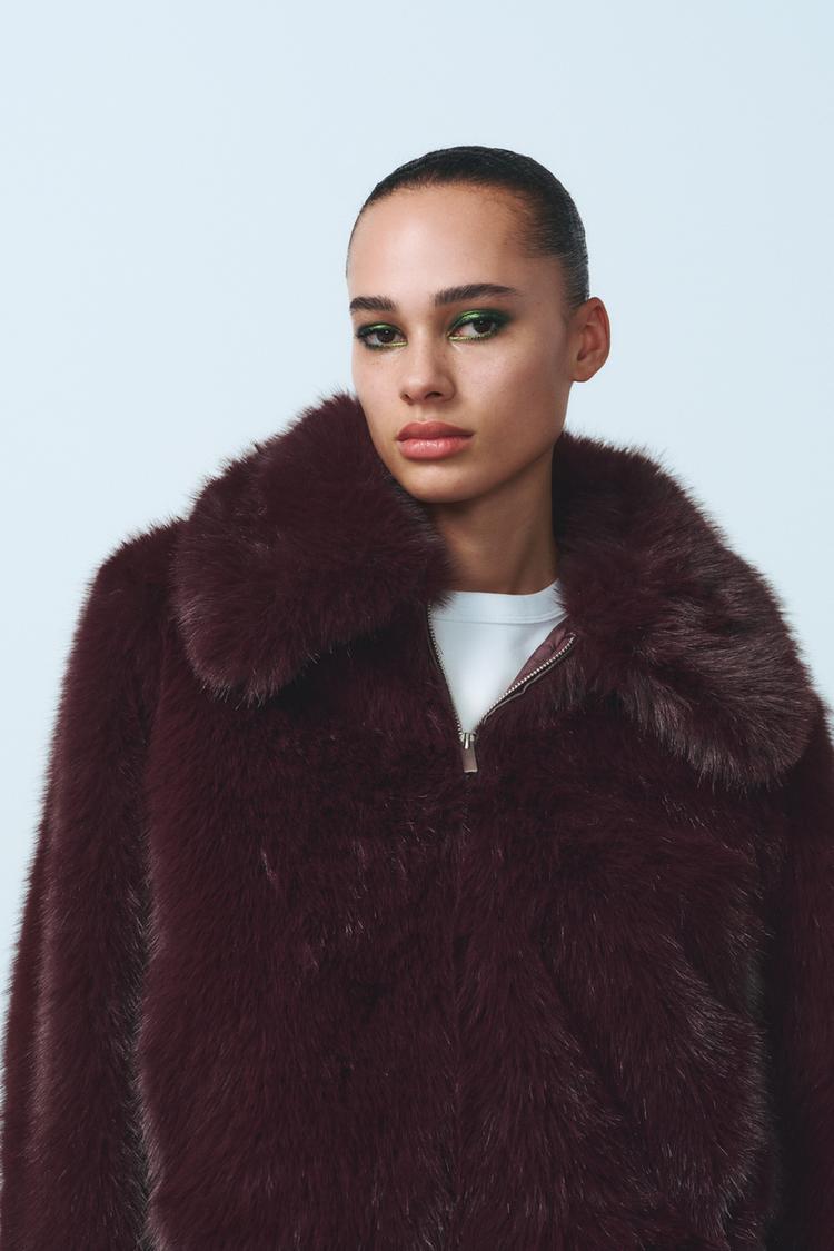 Brit & Boho™ I Lindsay Short Faux Fur Coat Brit & Boho | Fashion & Boutique