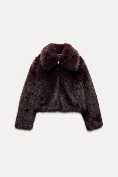 Brit & Boho™ I Lindsay Short Faux Fur Coat Brit & Boho | Fashion & Boutique