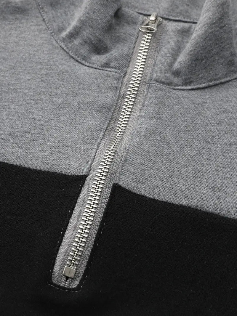 Brit & Boho™  | The Aspen Colorblock Quarter-Zip Brit & Boho | Fashion & Boutique