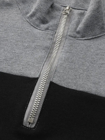 Brit & Boho™  | The Aspen Colorblock Quarter-Zip Brit & Boho | Fashion & Boutique