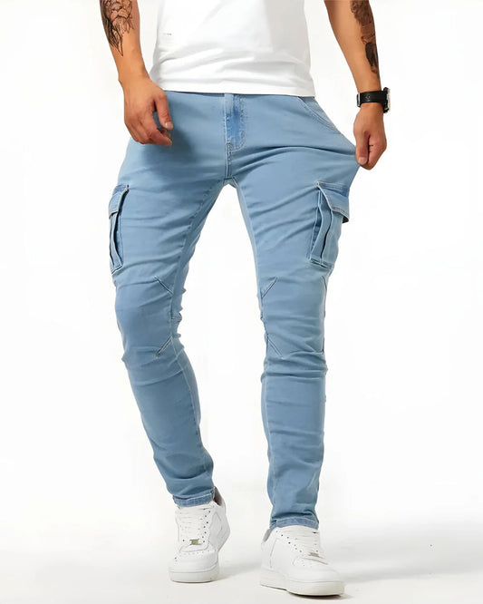 Brit & Boho™️ | Basic Cargo Stretch Pants Brit & Boho | Fashion & Boutique