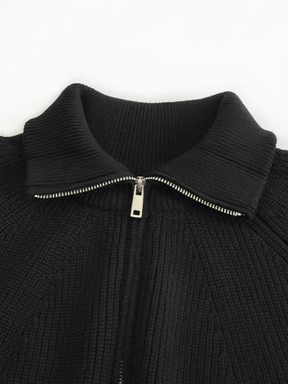 Brit & Boho™️ | Ethan Classic Knit Zipper Brit & Boho | Fashion & Boutique