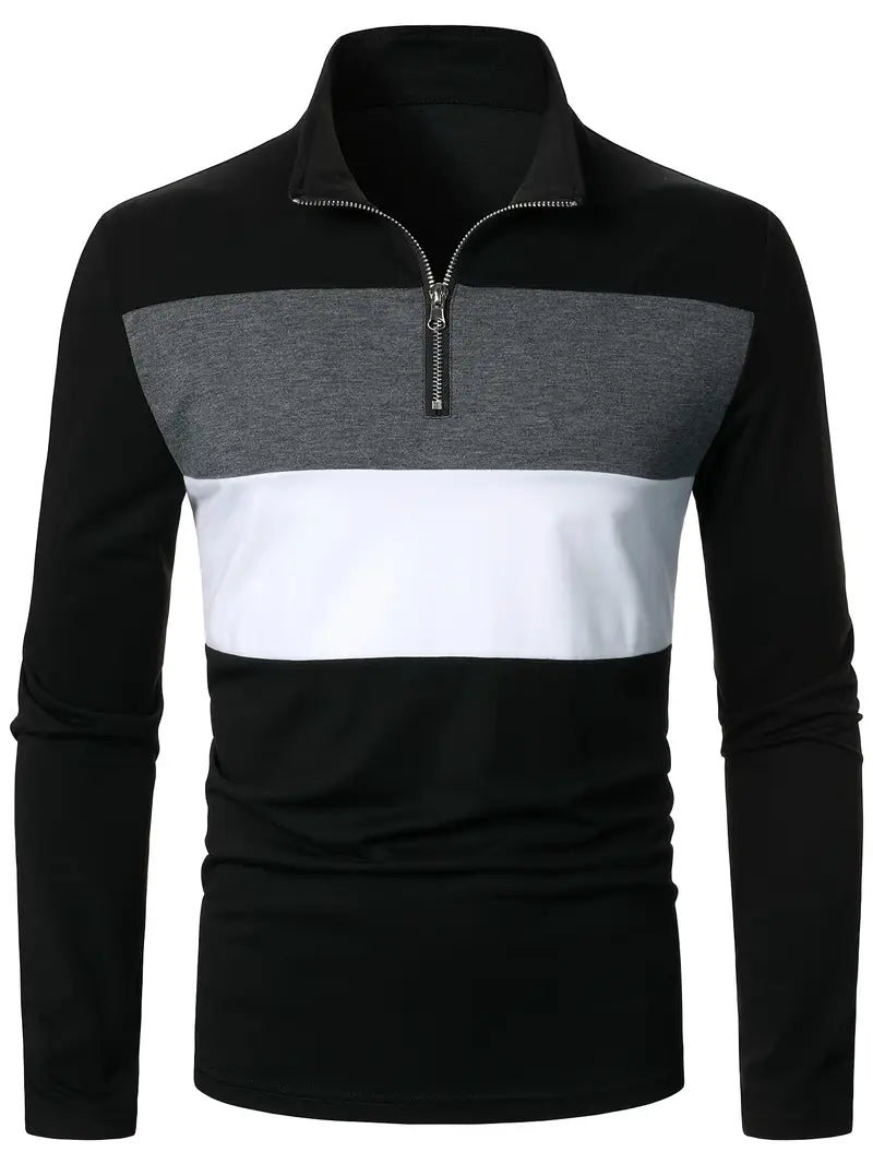 Brit & Boho™  | The Aspen Colorblock Quarter-Zip Brit & Boho | Fashion & Boutique