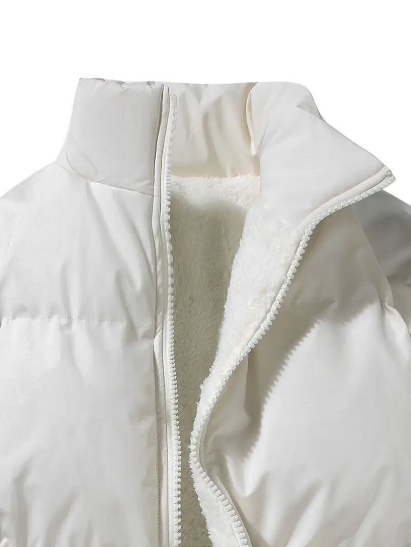 Brit & Boho™️ | Sam's Stylish Fleece Puffer Brit & Boho | Fashion & Boutique