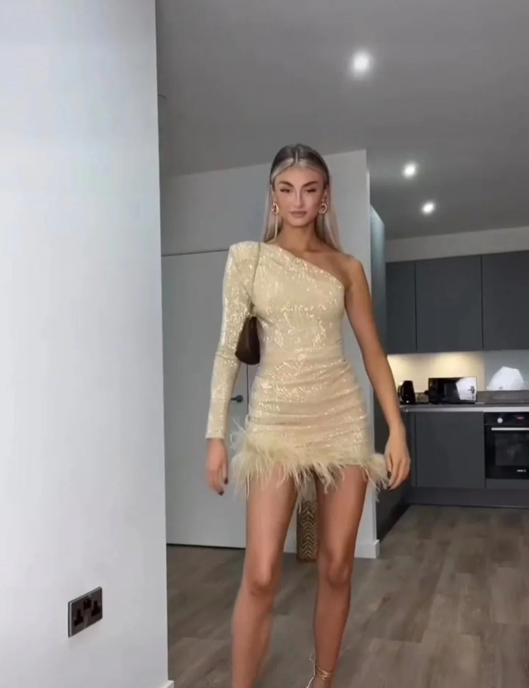 Brit & Boho™ I  Stella Gold Dress Brit & Boho | Fashion & Boutique