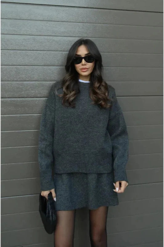Brit & Boho™ | Knit Skirt Set Brit & Boho | Fashion & Boutique