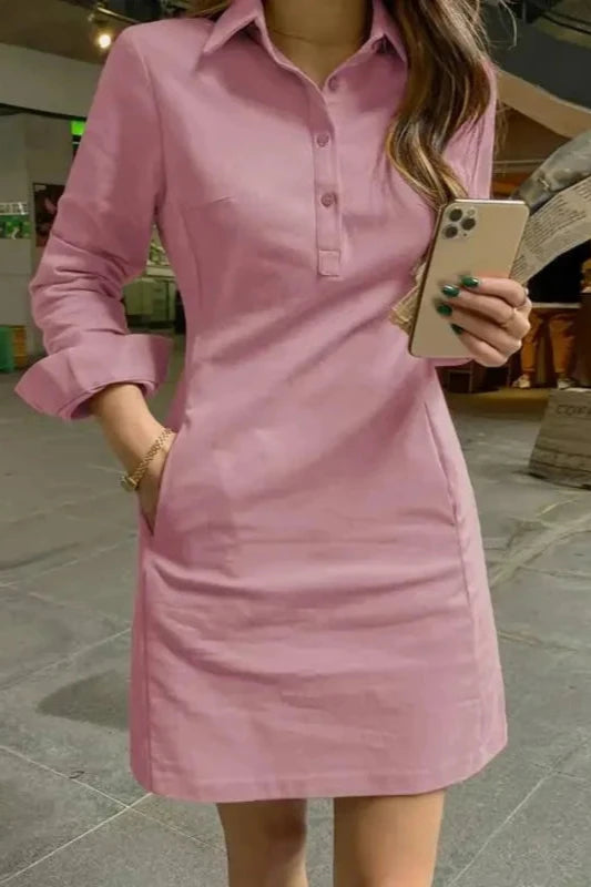 Brit & Boho™️  | Belle Casual Pocketed Dress Brit & Boho | Fashion & Boutique