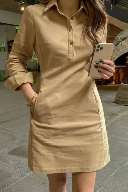 Brit & Boho™️  | Belle Casual Pocketed Dress Brit & Boho | Fashion & Boutique