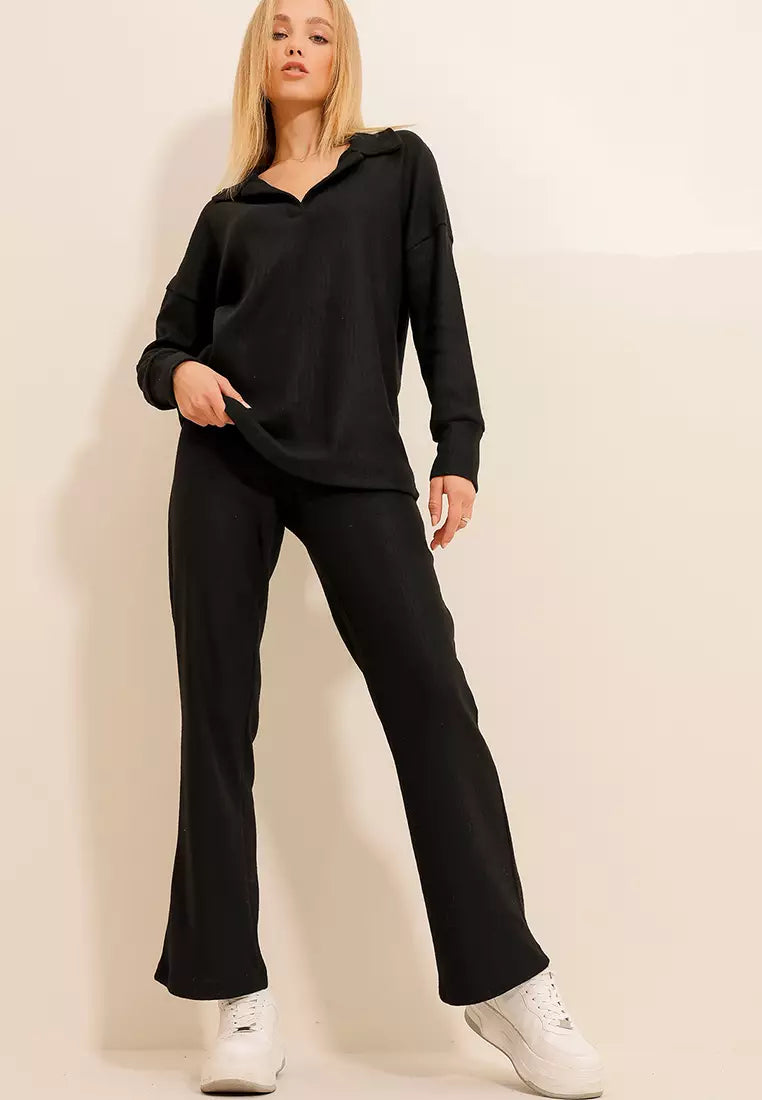 Brit & Boho™ I Alyssa Knit Top & Pants Set Brit & Boho | Fashion & Boutique