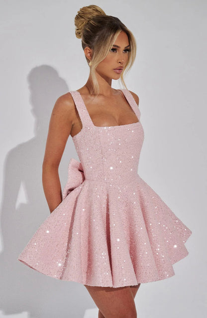 Brit & Boho™ I Hazel Mini Blush Dress Brit & Boho | Fashion & Boutique