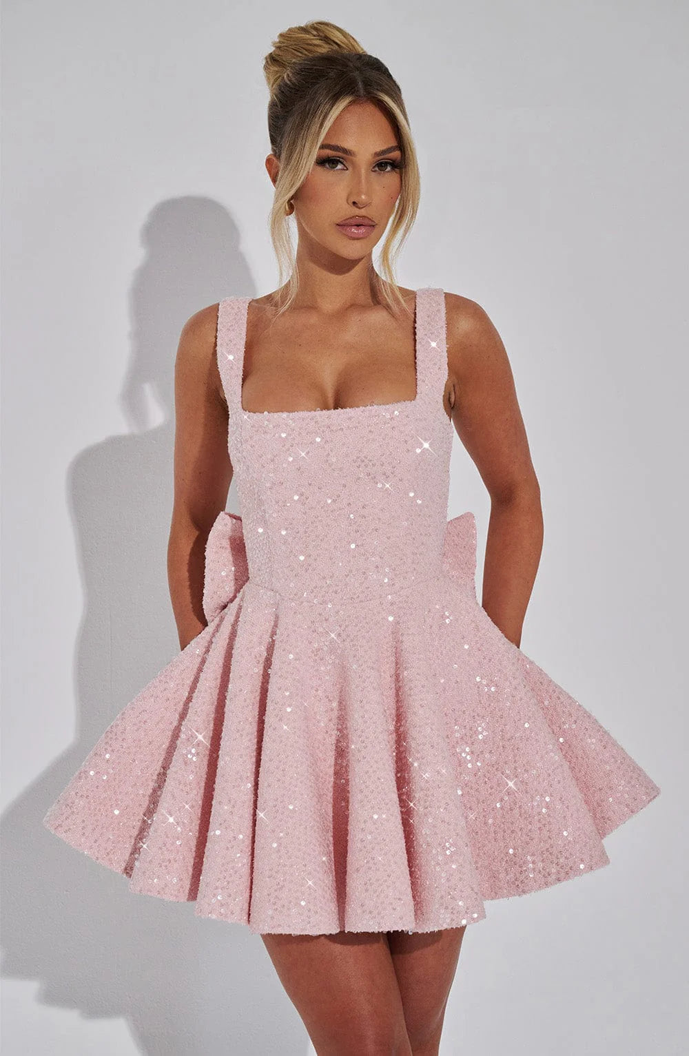 Brit & Boho™ I Hazel Mini Blush Dress Brit & Boho | Fashion & Boutique