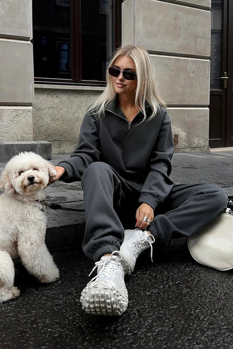 Brit & Boho™️ Ivana I Oversize Cotton Tracksuit Brit & Boho | Fashion & Boutique