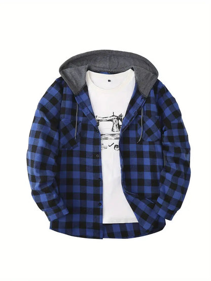 Brit & Boho™️ |  Timber Hooded Flannel Jacket Brit & Boho | Fashion & Boutique
